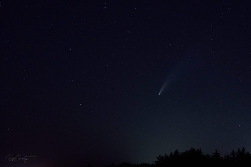 Comet NEOWISE, Crescent City, Ca