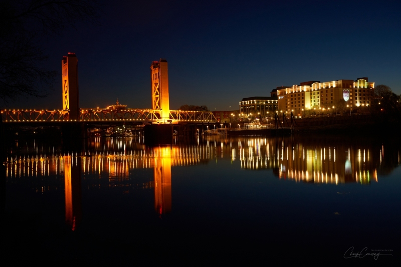 Tower Bridge - Sacramento River, Sacramento, Ca